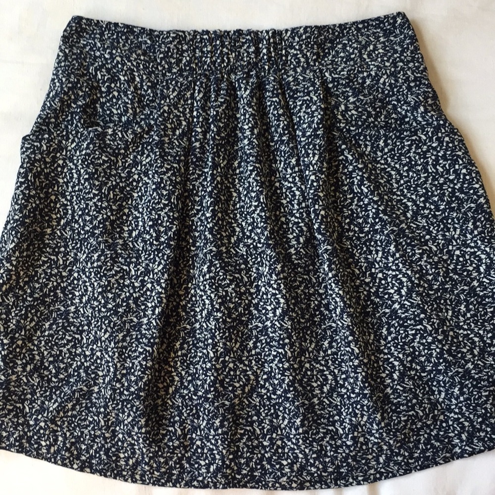 Blue mini skirt